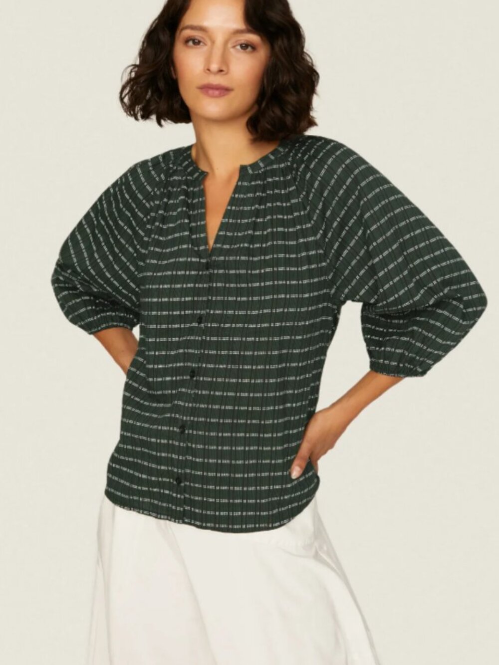 RTR-162 Apiece Apart Mitte Striped Top